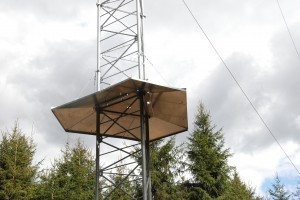 Windmessmast im Ebersberger Forst