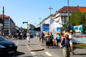 Demo für eine sinnvolle Energiepolitik in München 27.07.2013