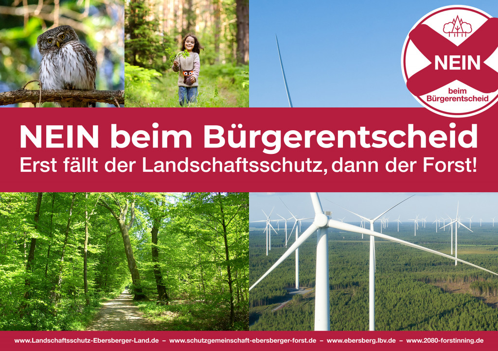 Keine Windräder im Ebersberger Forst