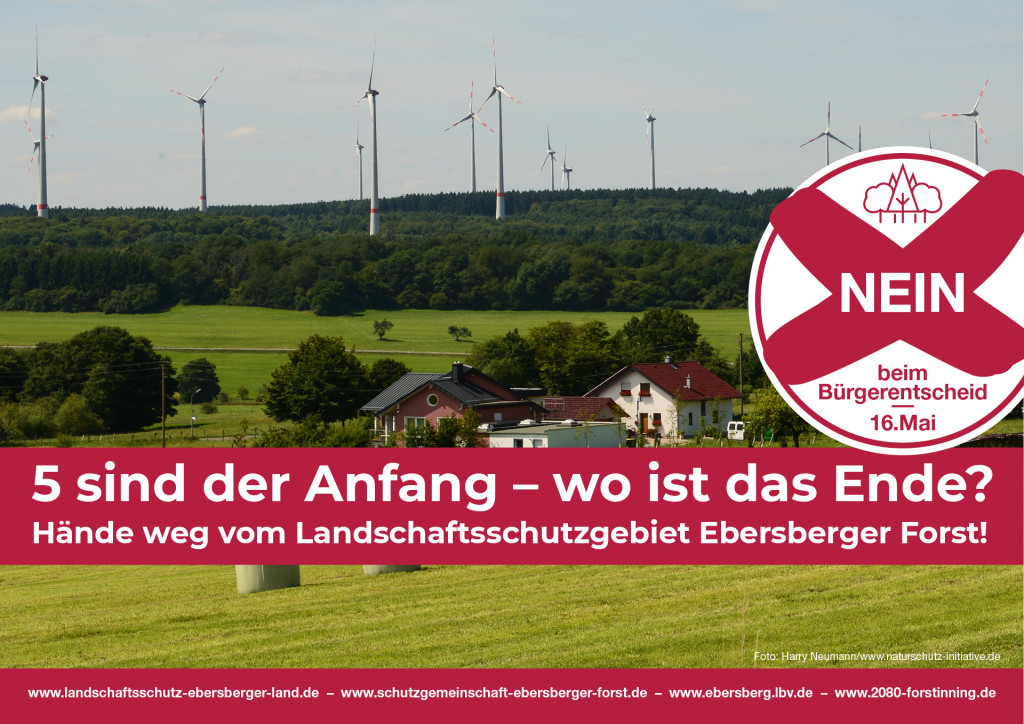 Keine Windräder im Ebersberger Forst!