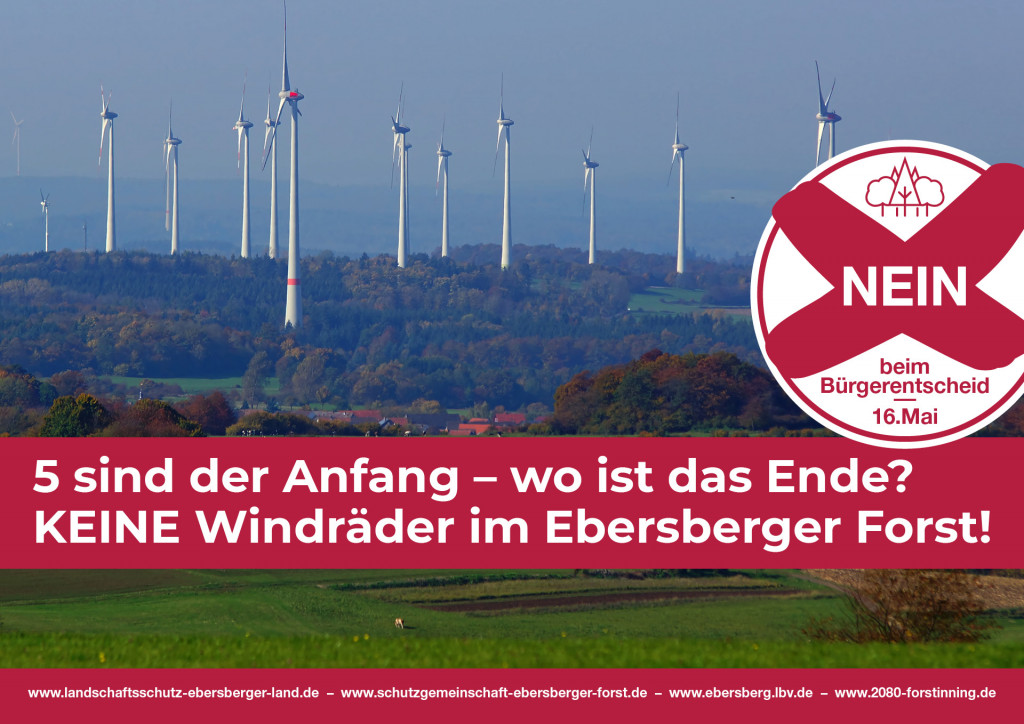 Die AKTUELLE LSG-VO verbietet den Windradbau im Ebersberger Forst!